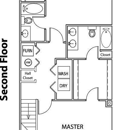 Second floor floorplan