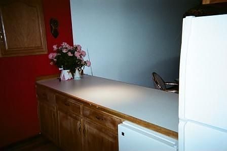 Breakfast Bar & Built-in Freezer
