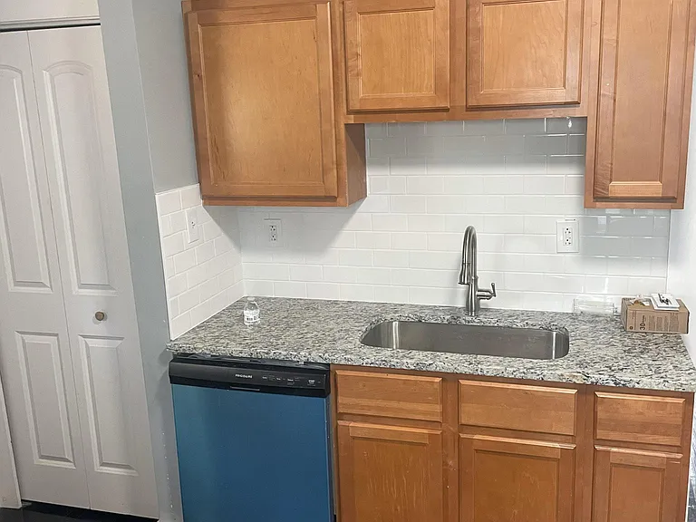 Granite countertops. Stainless-steel appliances included