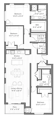 Floor plan Phalen - B