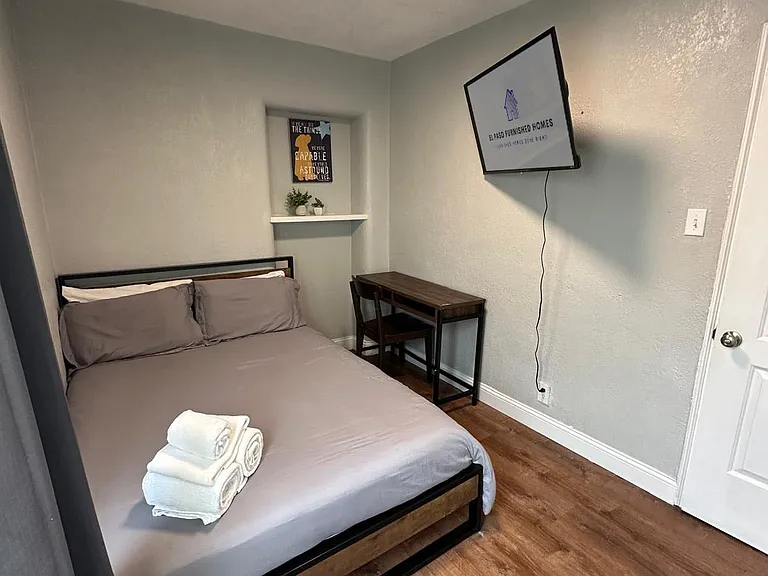 Bedroom with Smart TV