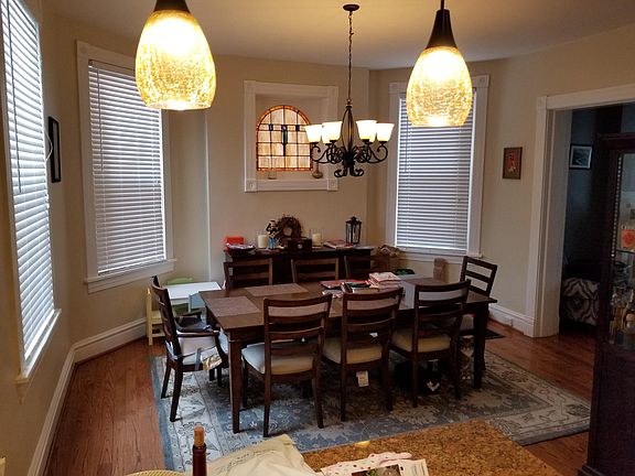 Dining room open to kitchen