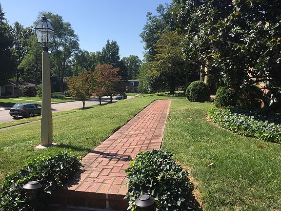 Brick walkway