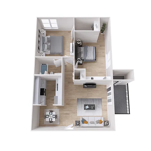 Floor plan B1 Renovated
