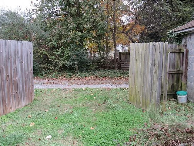 Drive gate from alley