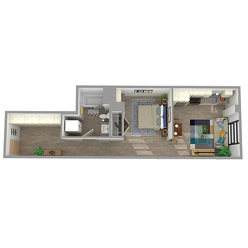 Floor plan 1x1O-28