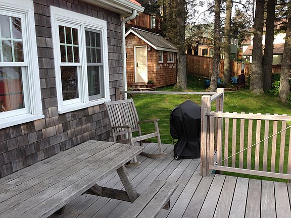 Hard wood deck