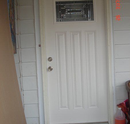 new front door installed in 2009