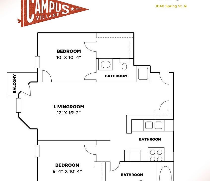 2nd image of 1040 Spring St #Q