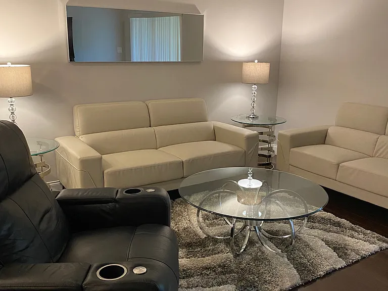 beautifully furnished living room