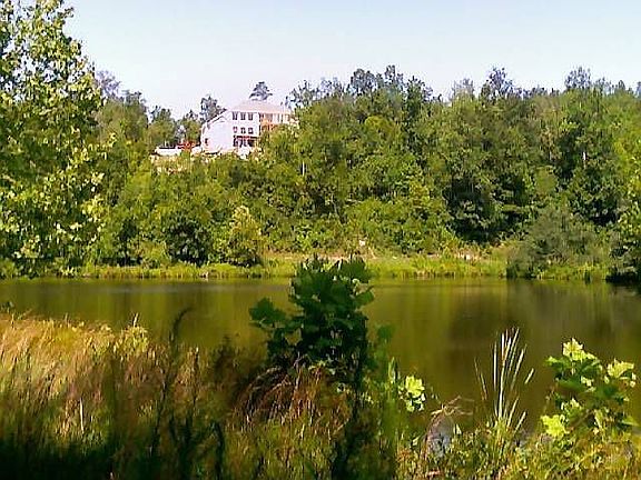 back of house across lake