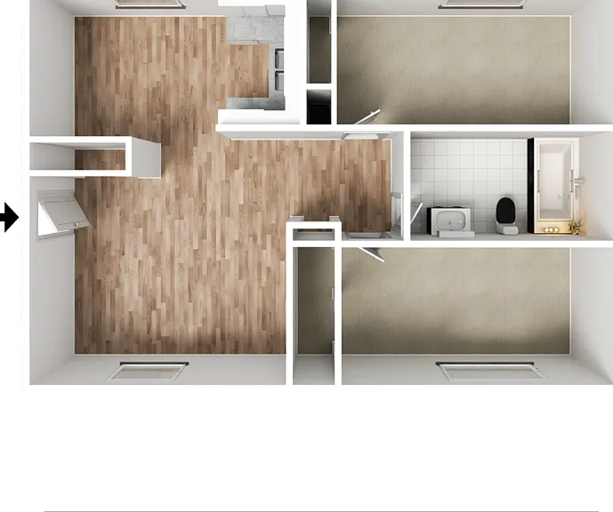 Campus Walk Apartments — Photo 35