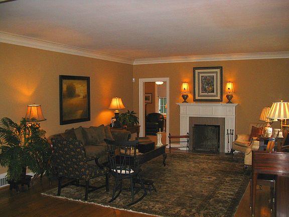 Living Rm w/Woodburning Fireplace