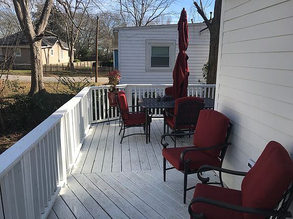 Rear patio