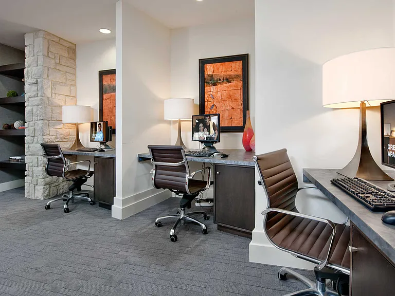 Business Center with Computers