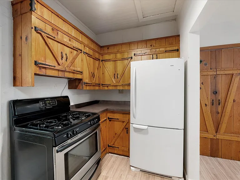 Propane range with refirgerator included