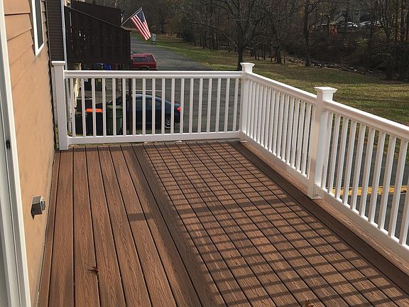Deck off back of house