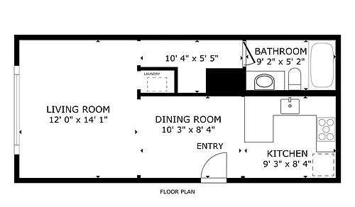Floor plan Studio