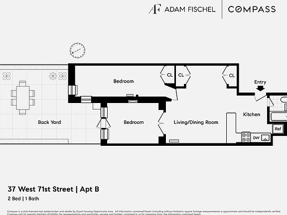 2nd image of 37 W 71st St APT B