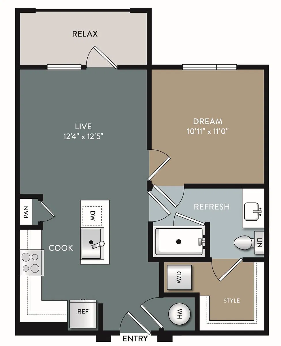 Floor plan Adler - A1