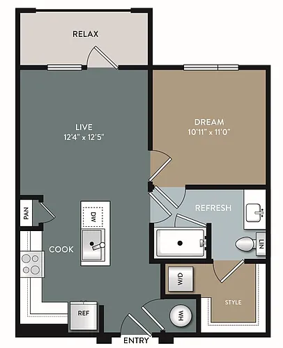 Floor plan Adler - A1