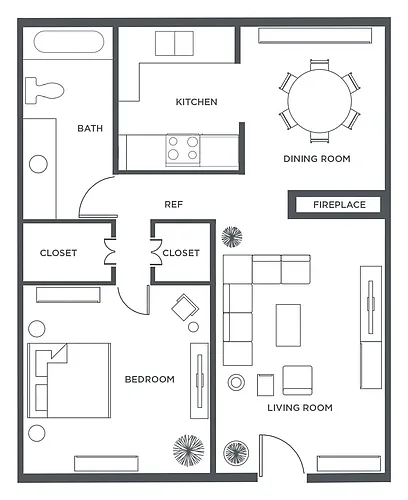 Floor plan 1/1