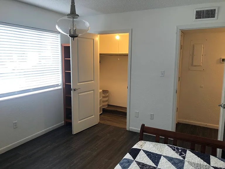Not-ensuite bedroom.