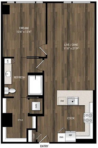 Floor plan A18