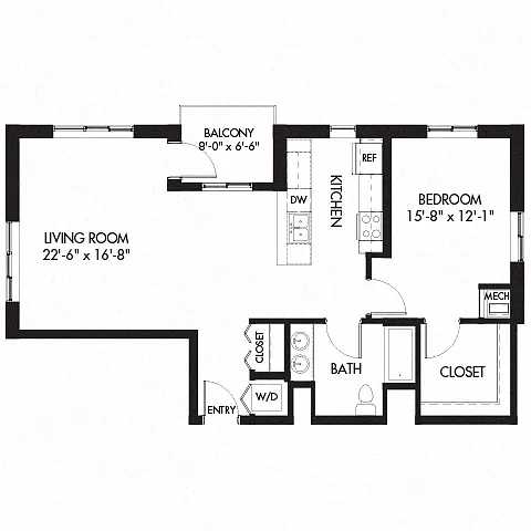 Floor plan Tower - Lotus