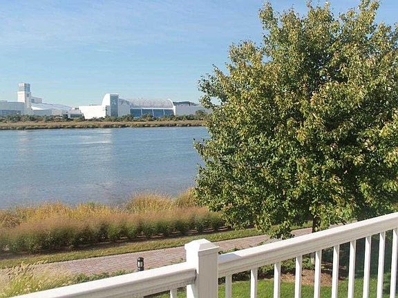 Patio Deck with a view of American Dream Mall. Also has a gas line on the deck