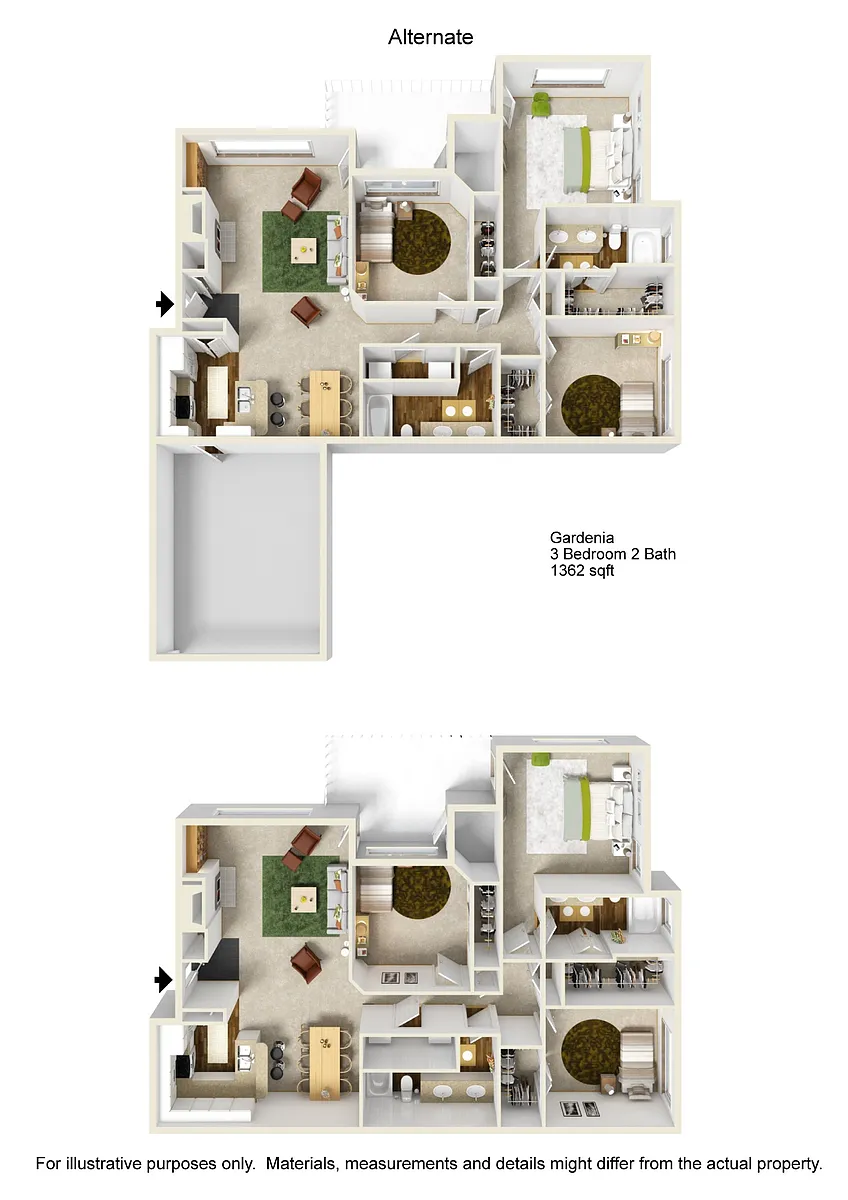Floor plan C1 Upgraded
