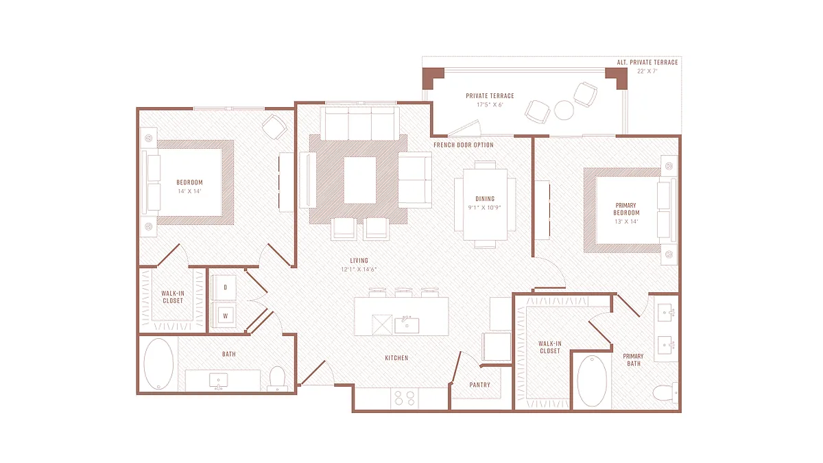 Floor plan B2-Indulgence