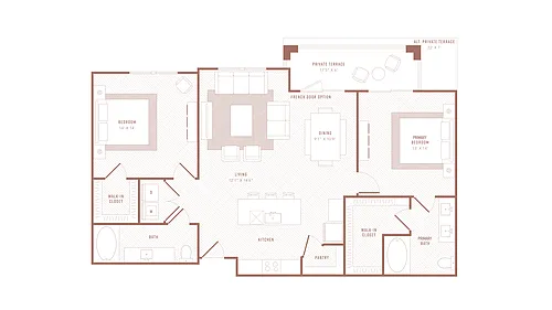 Floor plan B2-Indulgence