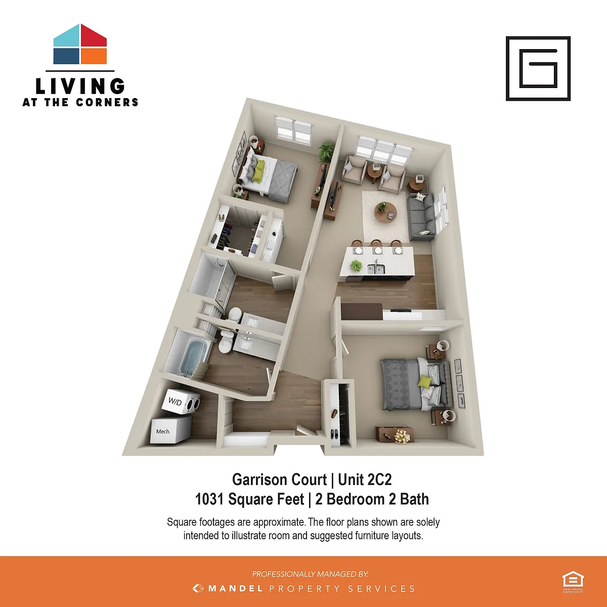 Floor plan 2C2