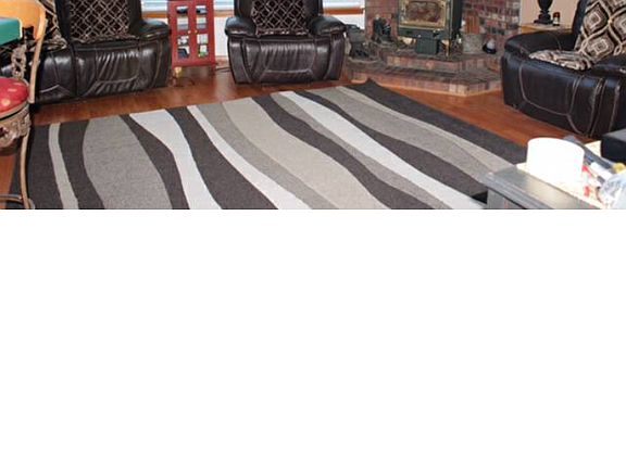 Woodstove living room