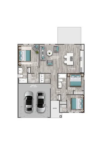 Floor plan The Cattail