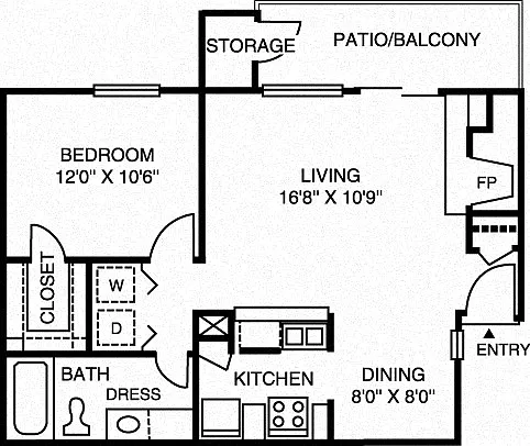Floor plan 1B