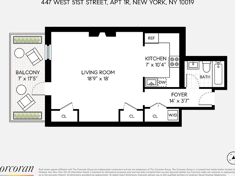 447 W 51st St #1R — Photo 2