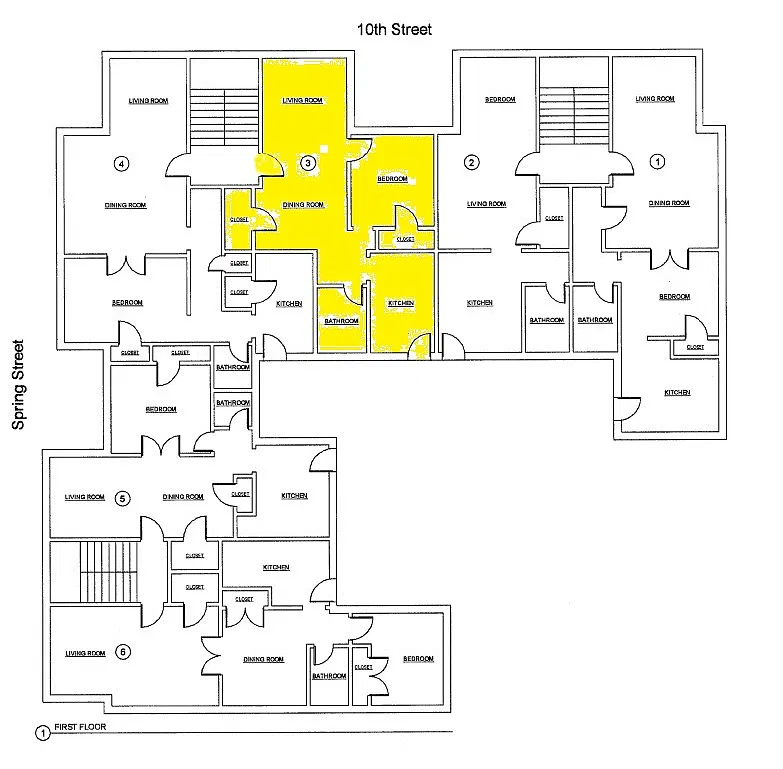 Floor plan One Bedroom