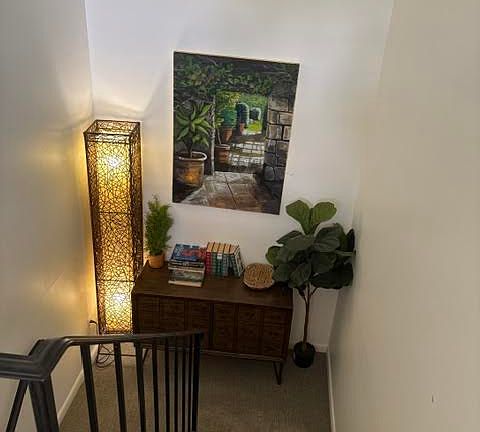 Inside stairwell.