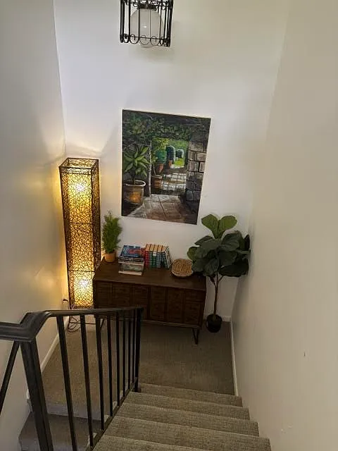 Inside stairwell.