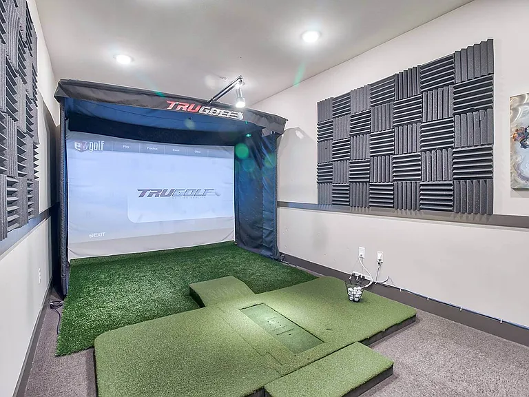Vista Series golf simulator room with multi-award winning golf software technology