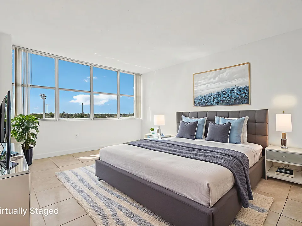 1 Bed 1.5 Bath Unit Virtually Staged