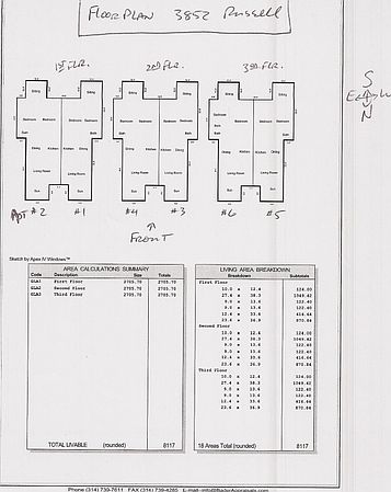 Apt. Bldg. Floor Plan