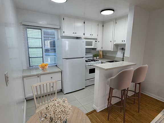 kitchen and dining area