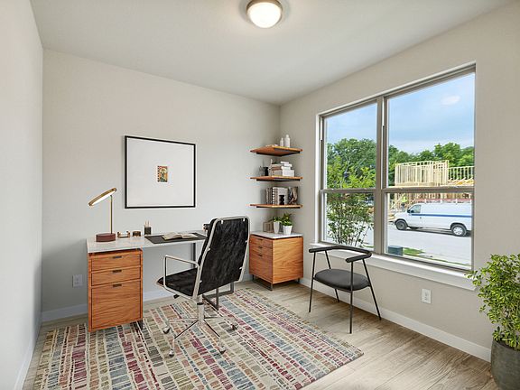 Study Home Office in the Claret home plan by Trophy Signature Homes - REPRESENTATIVE PHOTO