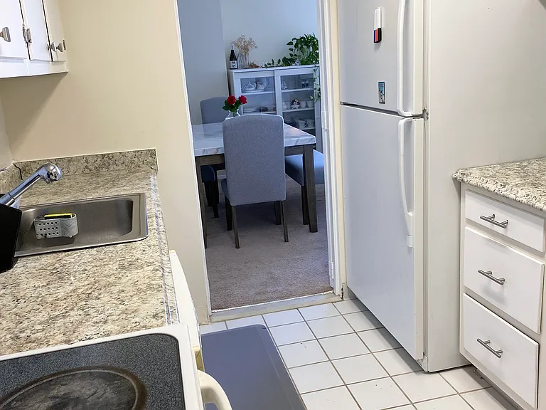 Kitchen looking into dining area 1
