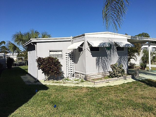 Front of home/attached shed.