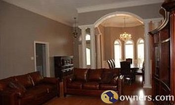 Living area with formal dining room