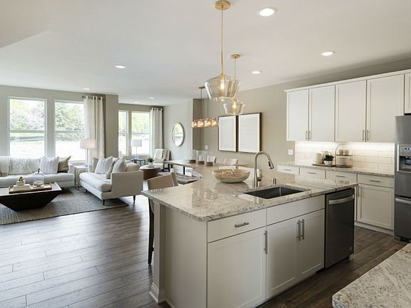 Model Representation Main Floor Living Space